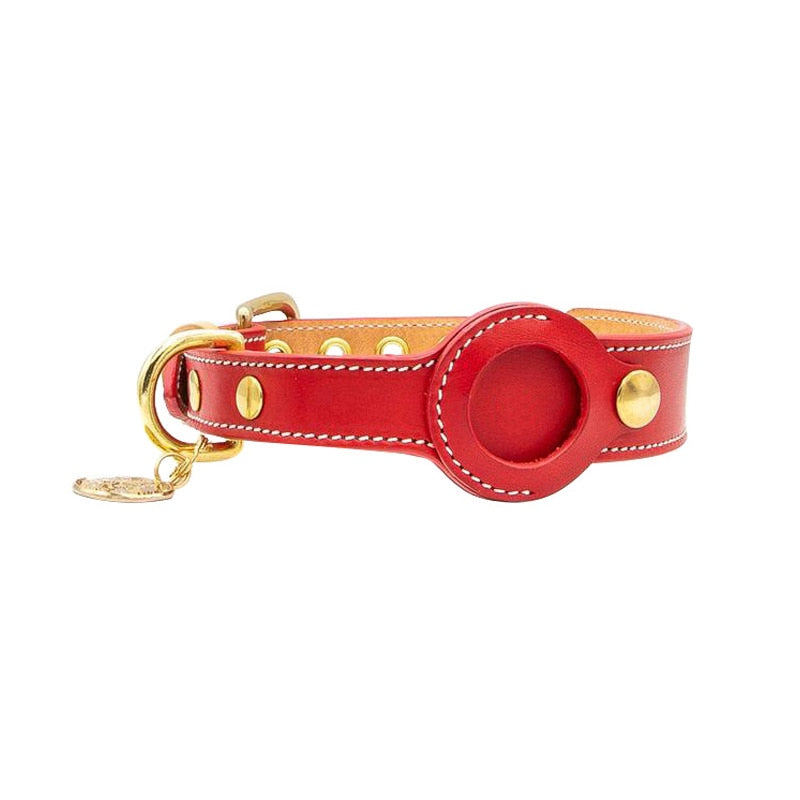 Collier pour Chien avec Suivi AirTag - Résistant et Confortable pour Toutes les Races