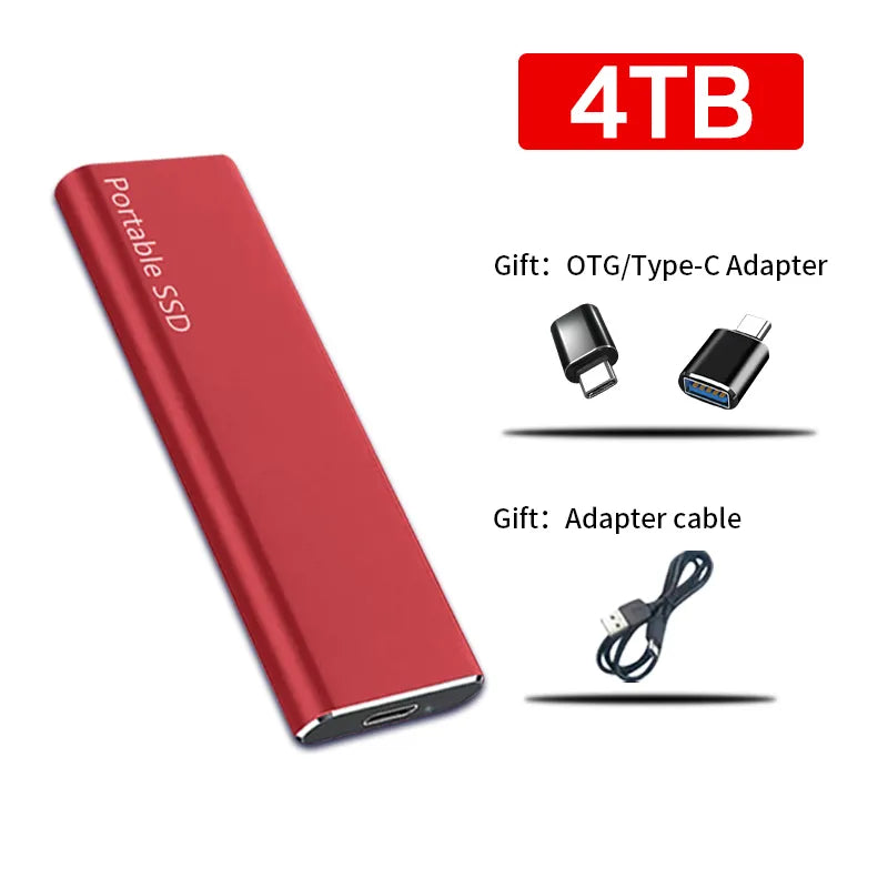 Disque Dur Externe USB-C 4 To - Stockage Portable et Durable