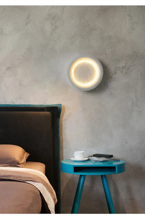 Applique Murale en Forme de Lune - Ambiance Sereine et Enchanteresse