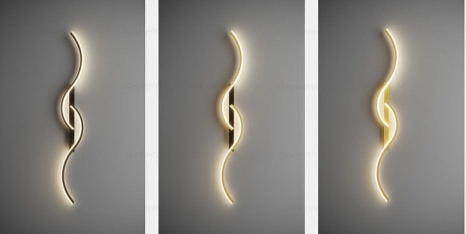 Applique Murale LED Contemporaine - Design Artistique et Éclairage Polyvalent