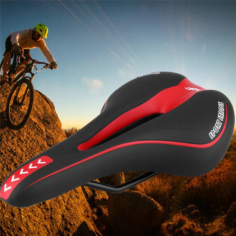 Selle de Vélo Confortable en Gel - Design Creux et Surface Antidérapante
