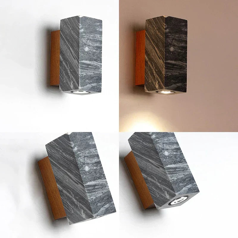 Lampe Murale Wabi-Sabi Grise - Ambiance Apaisante et Durable
