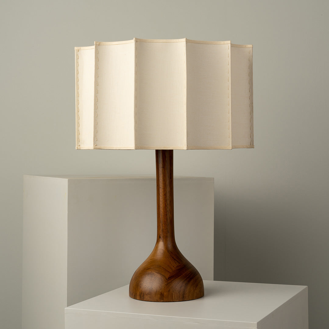 Lampe de Table Élégante en Bois - Ambiance Chaleureuse et Durable