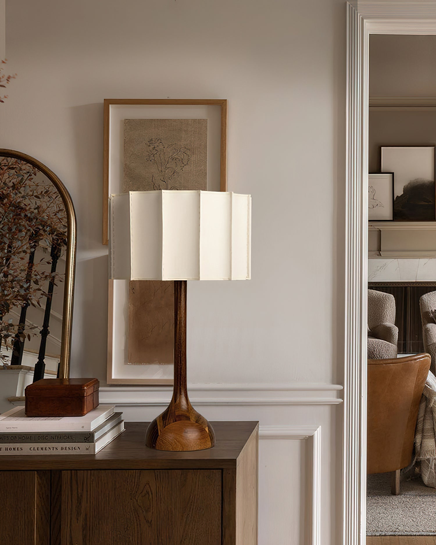 Lampe de Table Élégante en Bois - Ambiance Chaleureuse et Durable