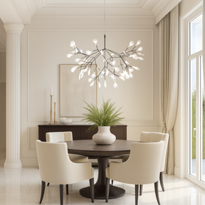 Lustre Suspendu en Verre LED - Éclat Enchanteur et Design Contemporain