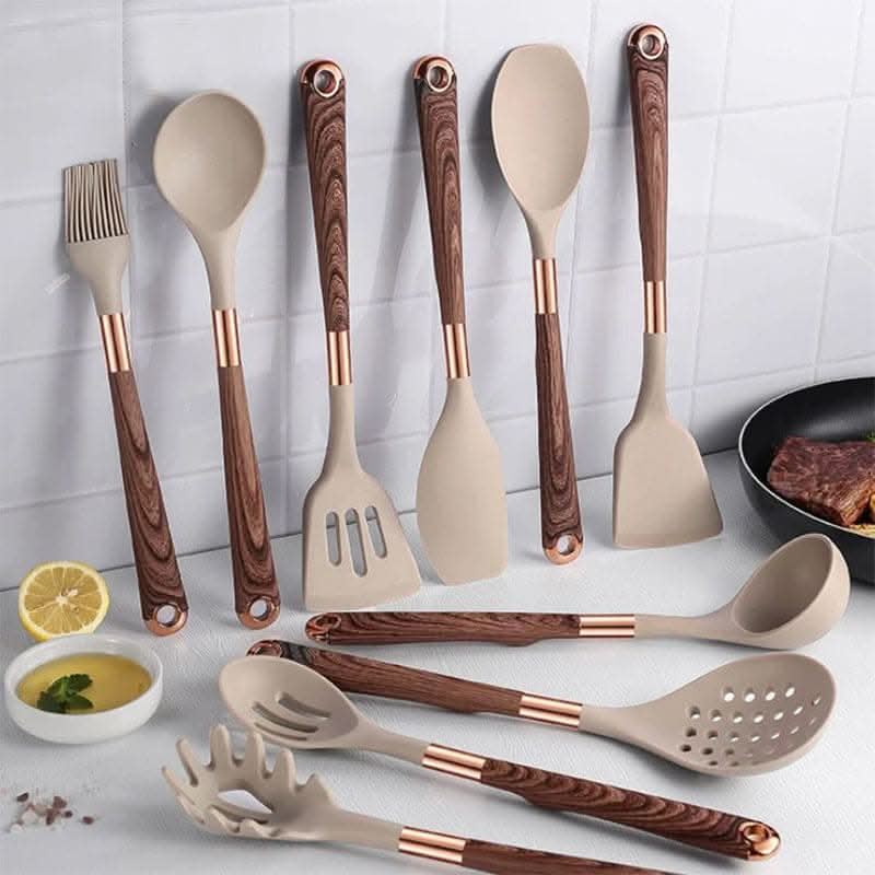 Ustensiles de Cuisine en Silicone | Élégance et Résistance à la Chaleur