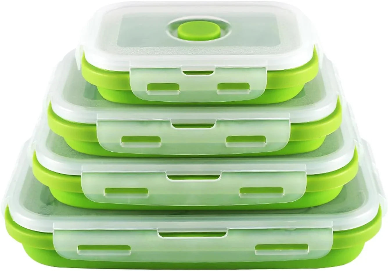 Contenants Alimentaires Pliables en Silicone - Étanches et Économiseurs d'Espace