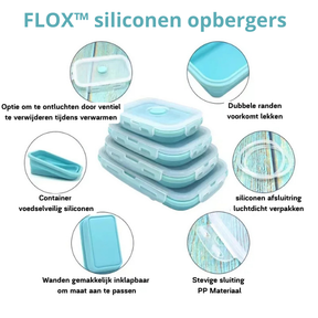 Contenants Alimentaires Pliables en Silicone - Étanches et Économiseurs d'Espace