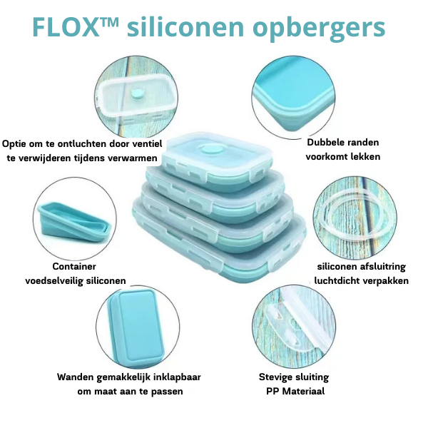 Contenants Alimentaires Pliables en Silicone - Étanches et Économiseurs d'Espace