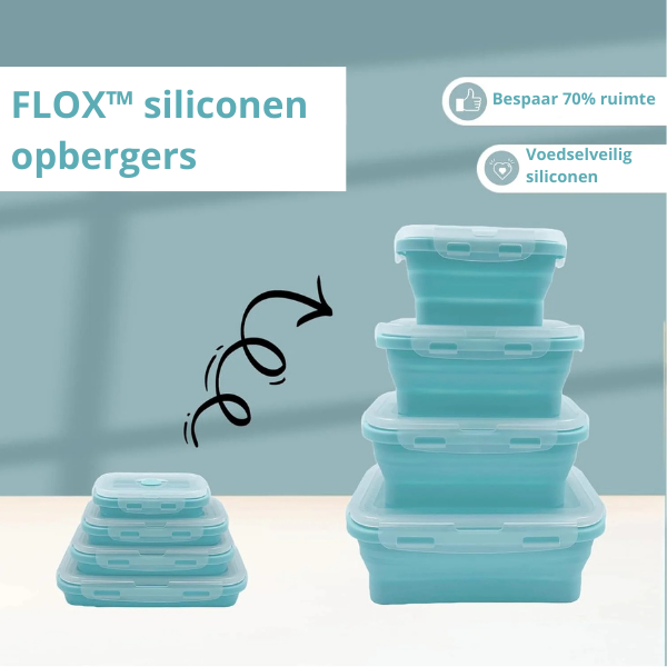 Contenants Alimentaires Pliables en Silicone - Étanches et Économiseurs d'Espace