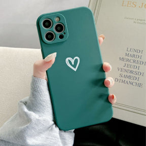 Coque iPhone Antichoc Silicone - Design de Cœur Élégant et Résistant