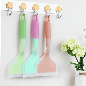 Spatule en Silicone Résistante à la Chaleur - Ustensile Flexible pour Poêles Antiadhésives