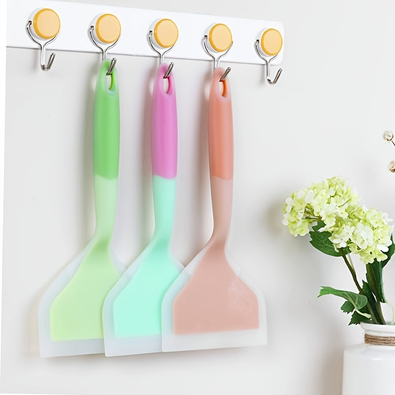 Spatule en Silicone Résistante à la Chaleur - Ustensile Flexible pour Poêles Antiadhésives
