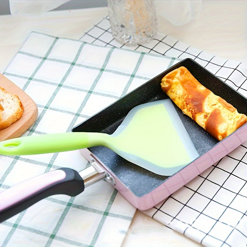 Spatule en Silicone Résistante à la Chaleur - Ustensile Flexible pour Poêles Antiadhésives