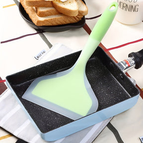 Spatule en Silicone Résistante à la Chaleur - Ustensile Flexible pour Poêles Antiadhésives