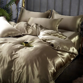 Literie en Satin de Luxe - Douceur et Élégance pour Votre Chambre