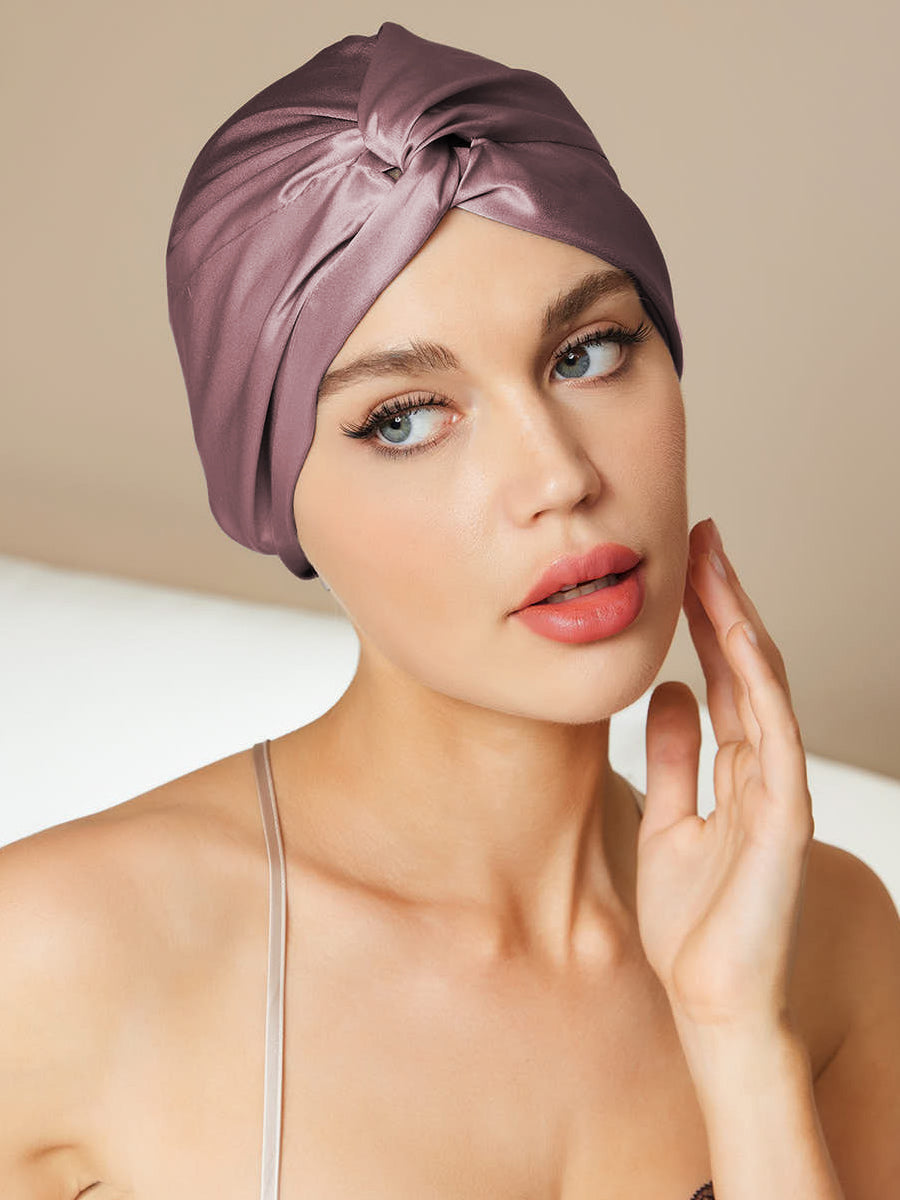 Bonnet de Nuit en Soie - Protection Douce pour Cheveux Sains