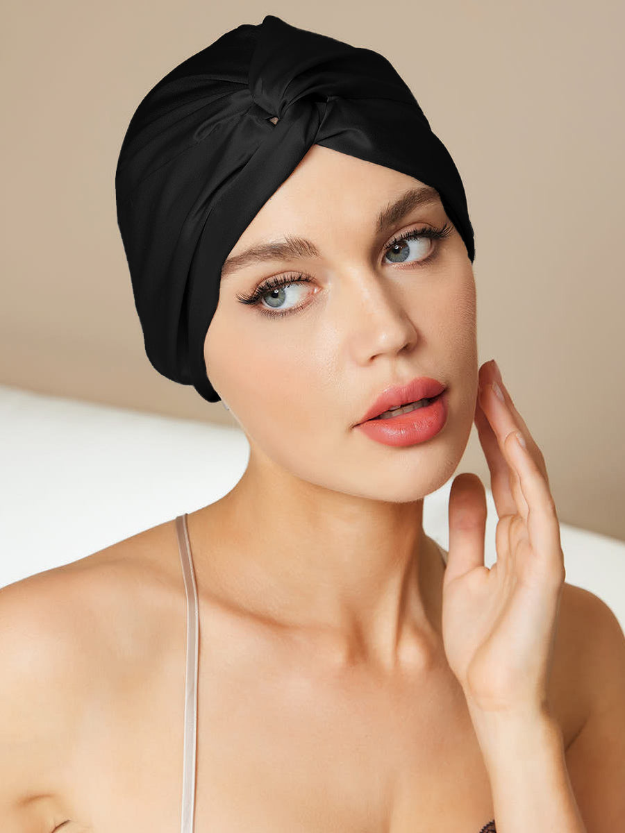Bonnet de Nuit en Soie - Protection Douce pour Cheveux Sains