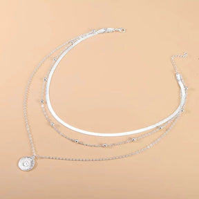 Collier en Argent Sterling Superposé - Élégance et Polyvalence Exceptionnelles