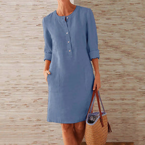 Robe d'été Polyester pour Femmes - Élégance Confortable et Polyvalente