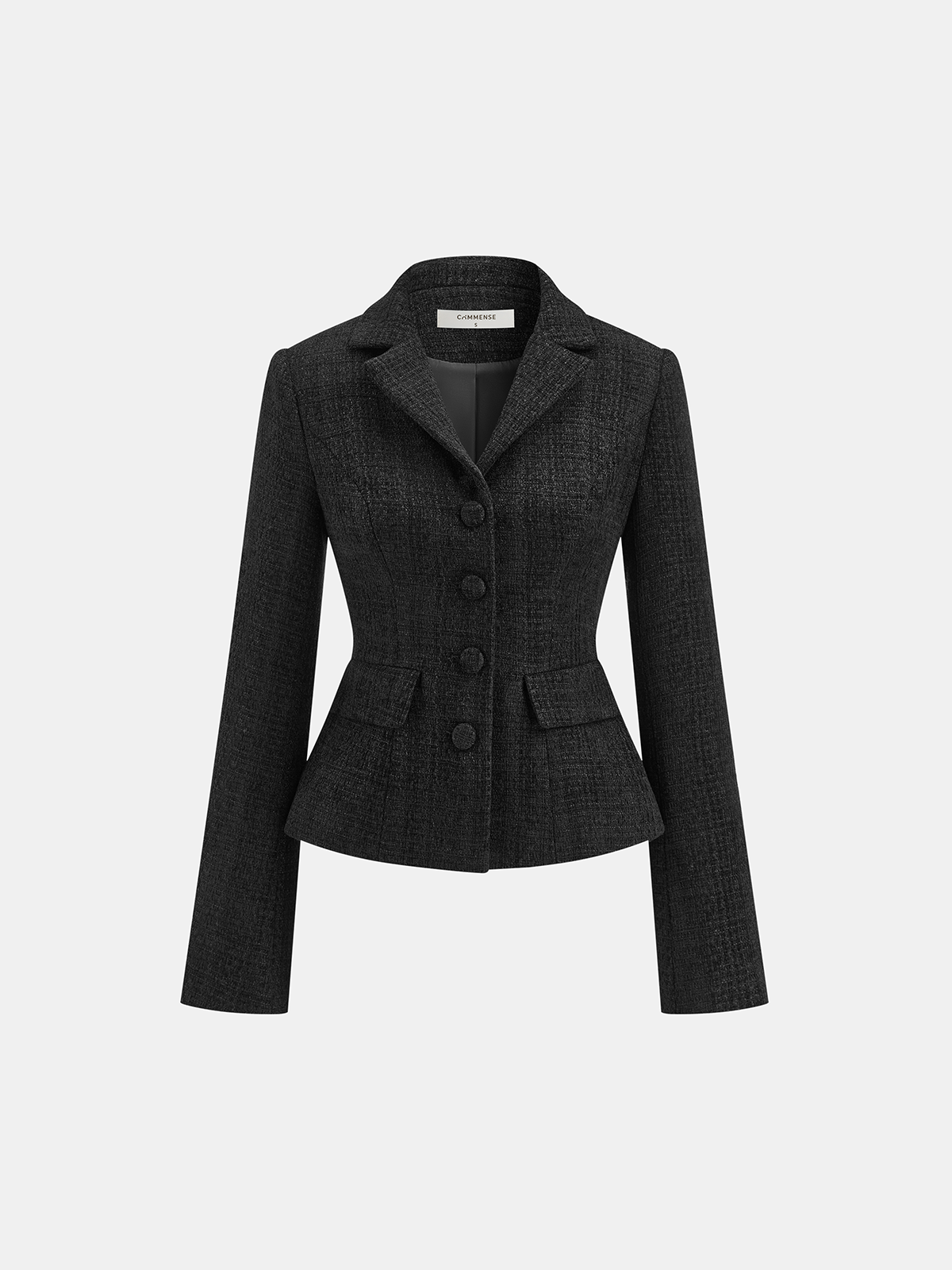 Blazer en Velours Ajusté - Élégance et Confort en Tweed
