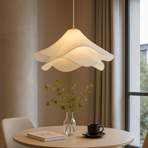 Lampe Suspendue Fleur Minimaliste - Éclairage Contemporain et Réglable