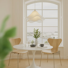 Lampe Suspendue Fleur Minimaliste - Éclairage Contemporain et Réglable