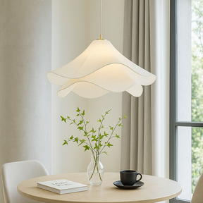 Lampe Suspendue Fleur Minimaliste - Éclairage Contemporain et Réglable