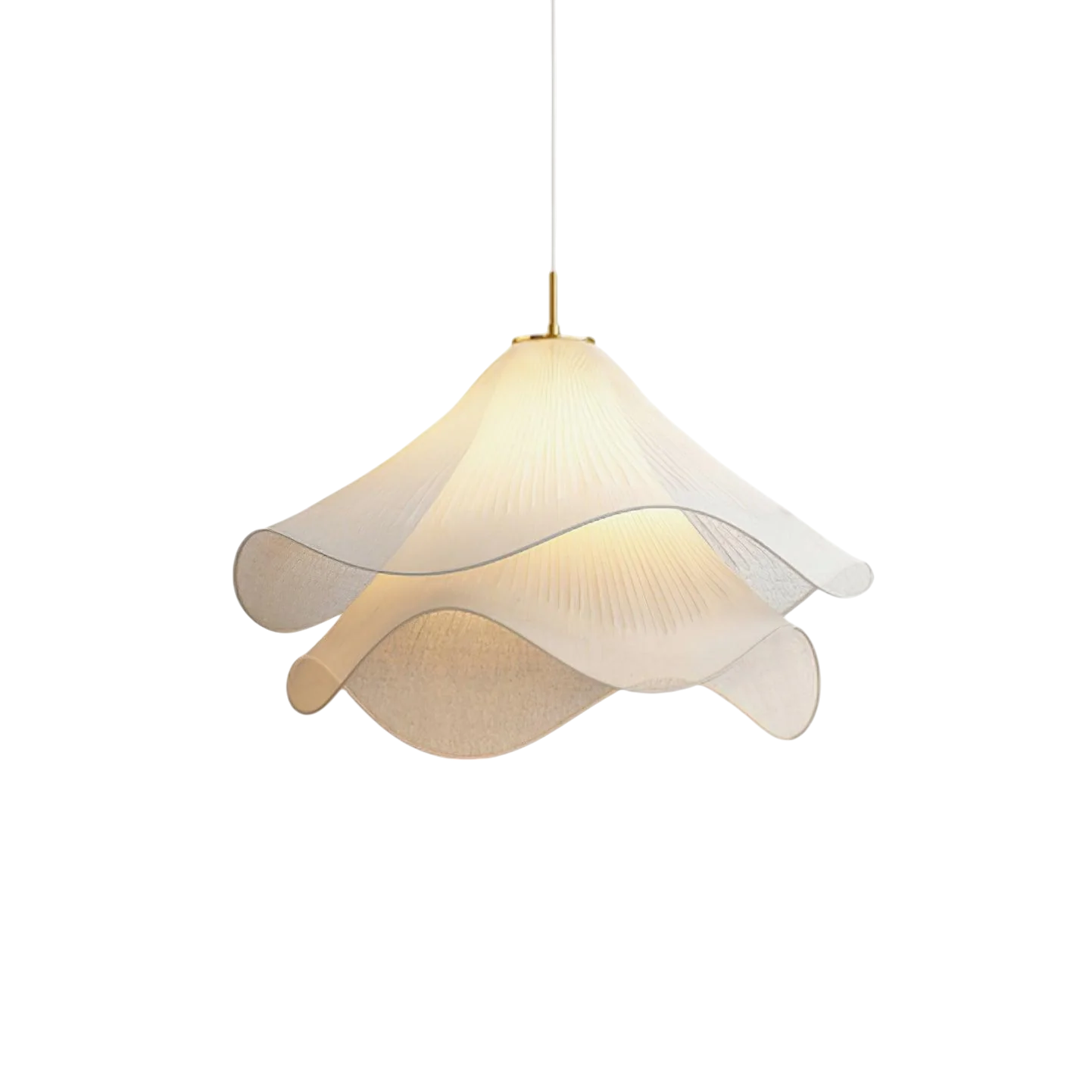 Lampe Suspendue Fleur Minimaliste - Éclairage Contemporain et Réglable