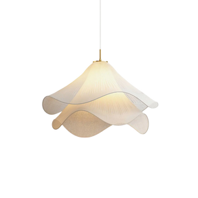 Lampe Suspendue Fleur Minimaliste - Éclairage Contemporain et Réglable