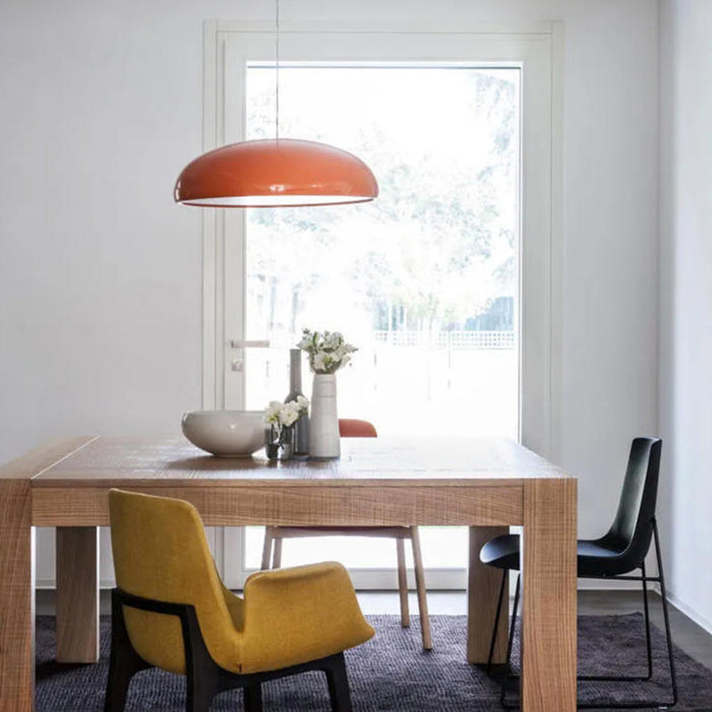 Lustre Rond Moderne avec Éclairage LED - Hauteur Ajustable et Design Élégant