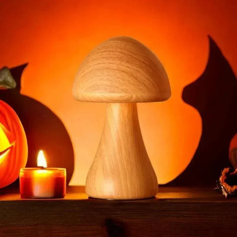 Lampe de Nuit Champignon LED - Design Tactile et Ambiance Apaisante