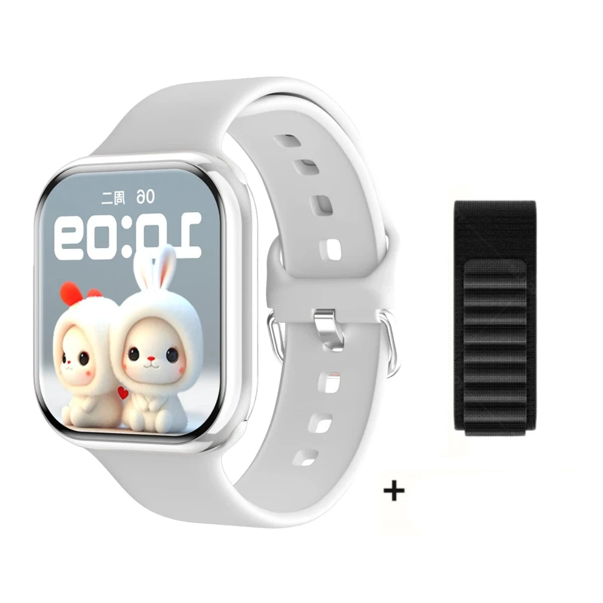 Montre Intelligente Étanche IP68 - Écran HD AMOLED et Suivi de Santé