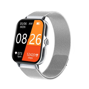 Montre Connectée avec Moniteur de Santé - Suivi de Pression Artérielle et Fitness