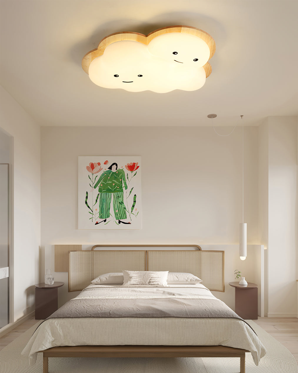 Lampe de Plafond Nuage pour Enfants - Design Ludique et Éclairage Doux
