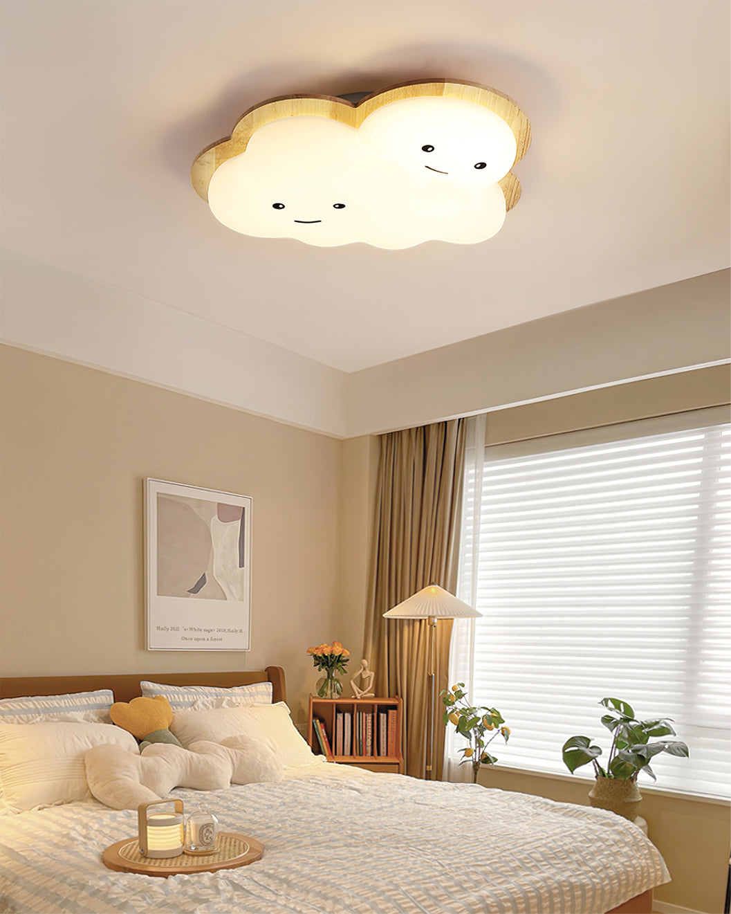Lampe de Plafond Nuage pour Enfants - Design Ludique et Éclairage Doux