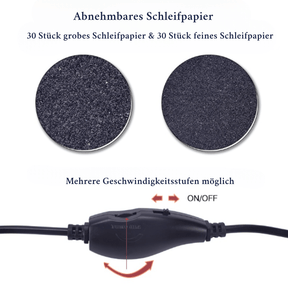Épilateur de Callosités Électrique - Soin Doux et Efficace des Pieds