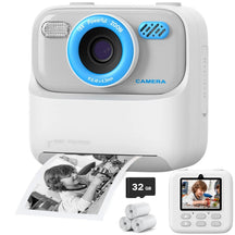 Caméra Instantanée pour Enfants - Selfies HD et Mémoire de 32 Go