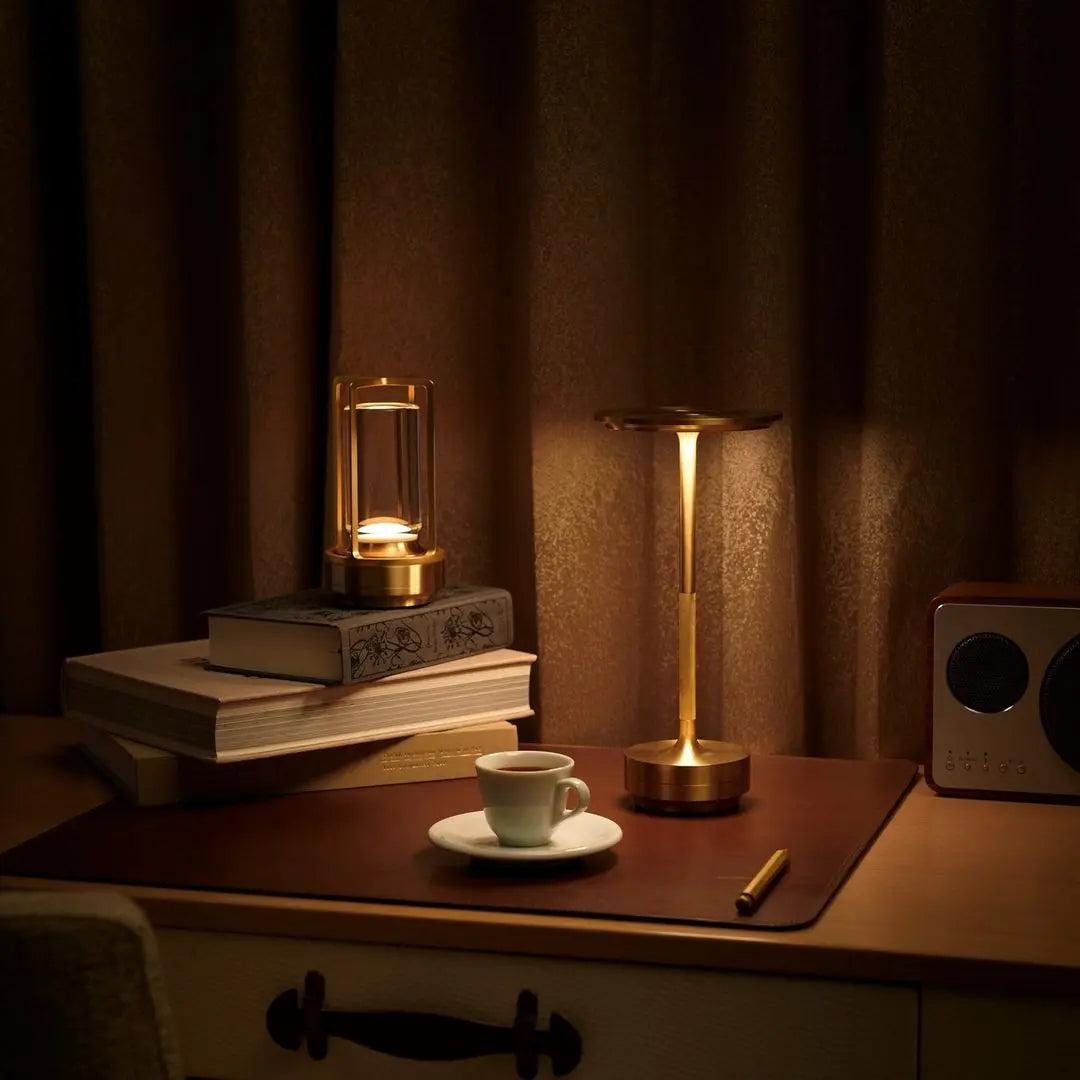Lampe Sans Fil Élégante - Lumière Ajustable et Résistante à l'Eau