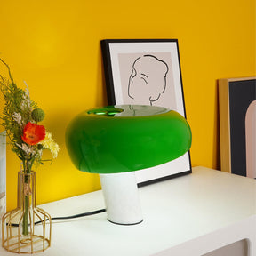 Lampe de Table en Marbre - Élégance et Ambiance Chaleureuse