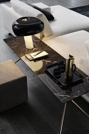Lampe de Table en Marbre - Élégance et Ambiance Chaleureuse