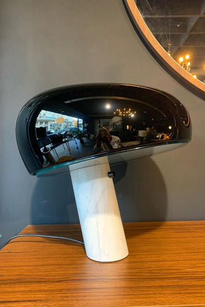 Lampe de Table en Marbre - Élégance et Ambiance Chaleureuse