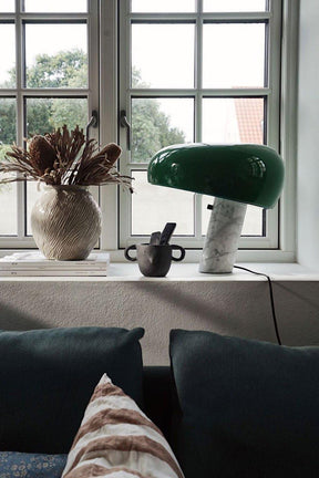 Lampe de Table en Marbre - Élégance et Ambiance Chaleureuse