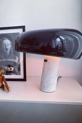 Lampe de Table en Marbre - Élégance et Ambiance Chaleureuse