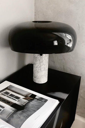 Lampe de Table en Marbre - Élégance et Ambiance Chaleureuse