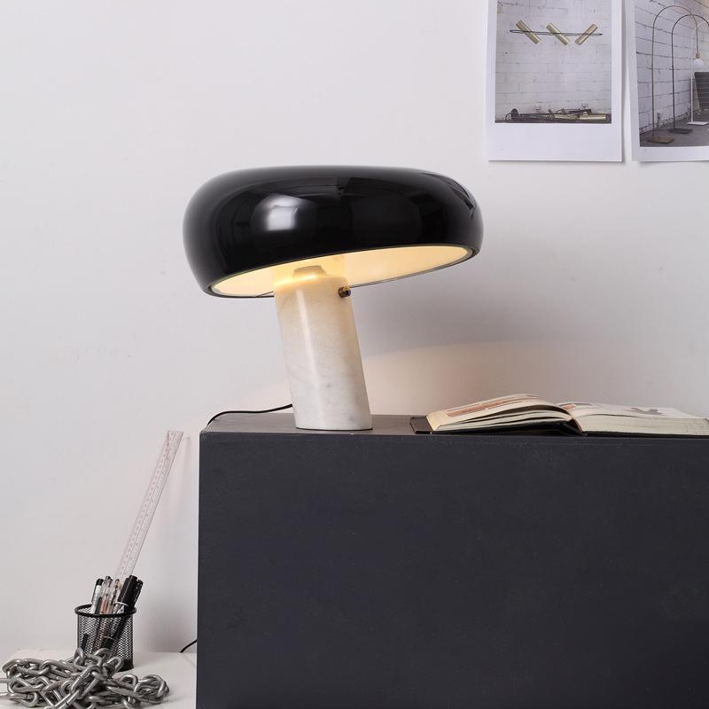 Lampe de Table en Marbre - Élégance et Ambiance Chaleureuse