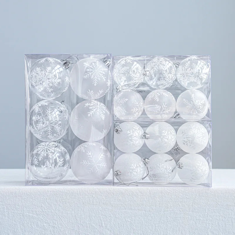 Boules de Noël Suspendues - Décorations Élégantes et Incassables
