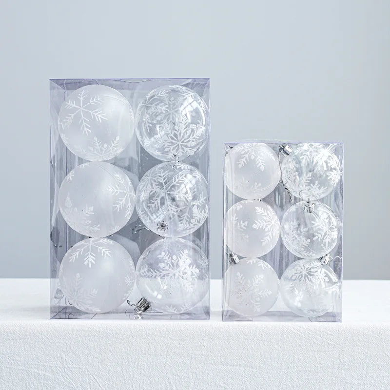 Boules de Noël Suspendues - Décorations Élégantes et Incassables