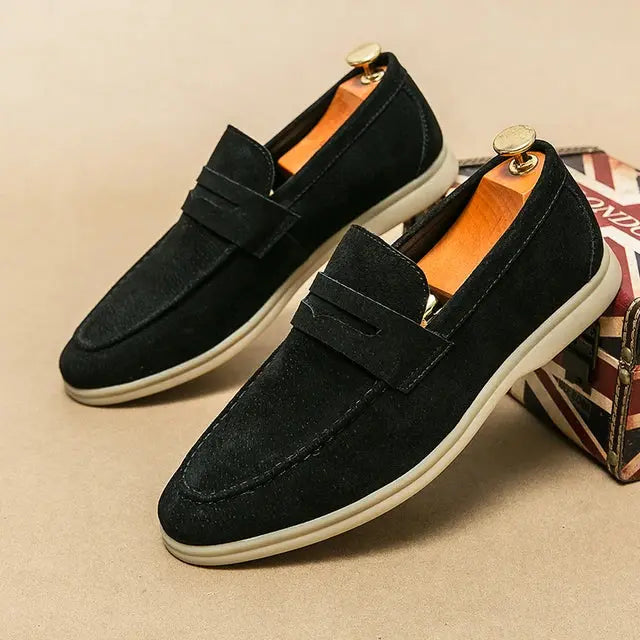 Mocassins en Cuir pour Hommes - Confort Exceptionnel et Style Intemporel