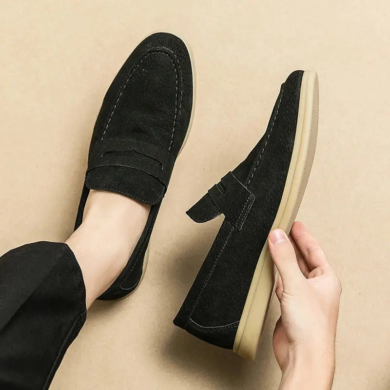 Mocassins en Cuir pour Hommes - Confort Exceptionnel et Style Intemporel